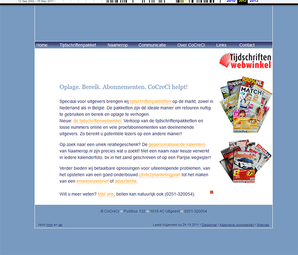 oude website CoCreCi